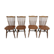 Lot of 4 bistro chairs Baumann - wood