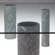 Marble and Glass Dining Table by Massimo Vignelli, Italy, 1980s