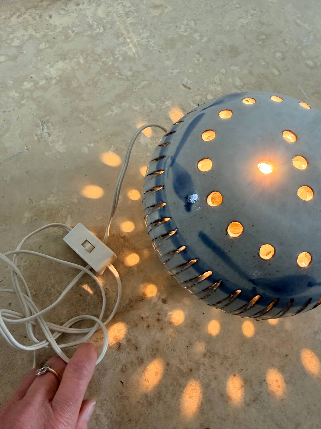 Lampe veilleuse céramique