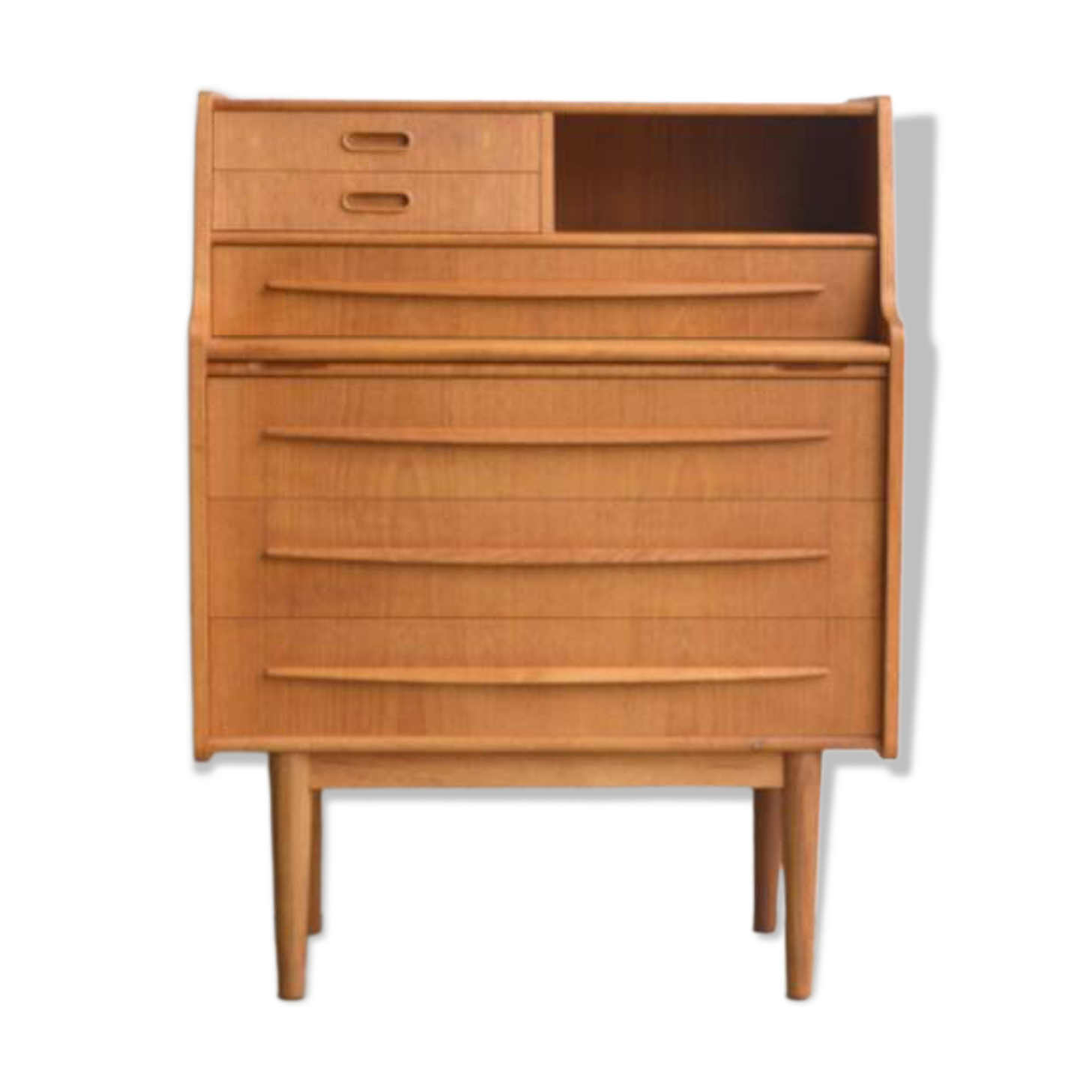 Danish teak secretary 76 cm
