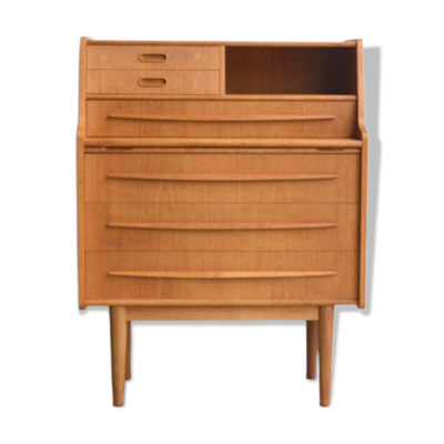 Secrétaire en teck danois 76 cm