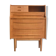 Danish teak secretary 76 cm