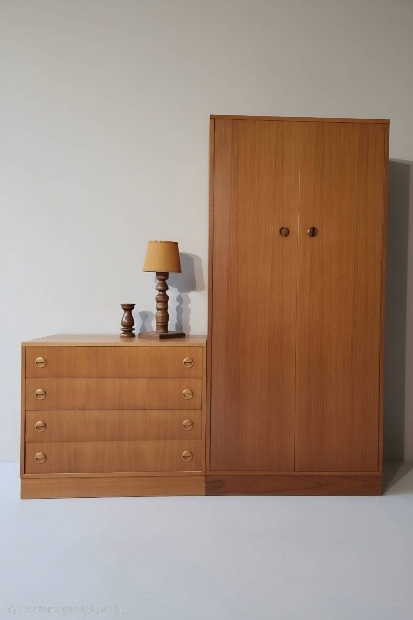 Teak wardrobe