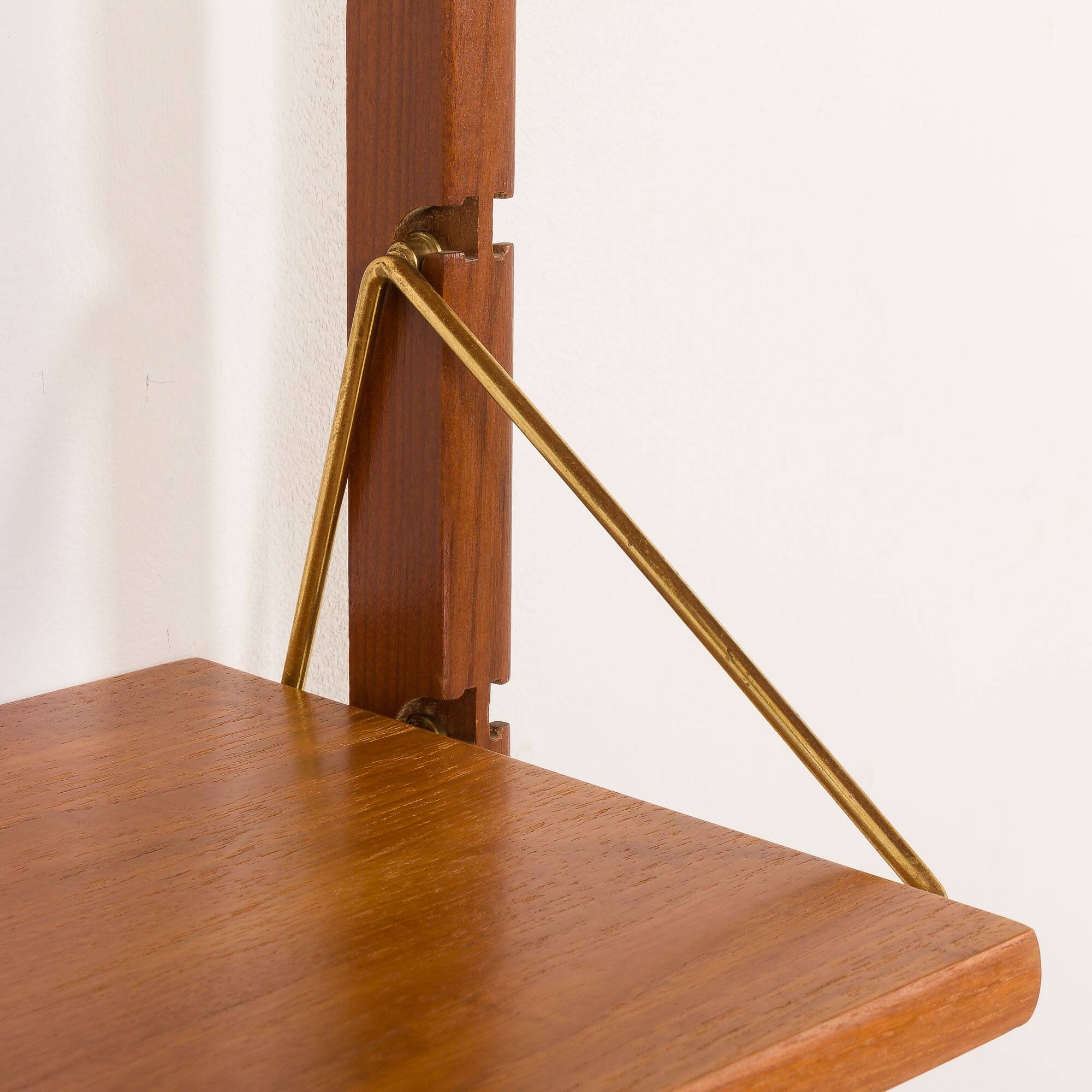 Ergo one bay teak wall unit, Norway, 1960s