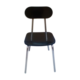 Vintage chair in black formica