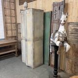 Patinated workshop locker N.41
