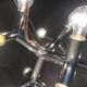 Atomic 12 HL suspension light in Espace style, mid-20th century, Austrian, by J.T. Kalmar, 1960s.