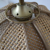 Vintage petal caning chandelier