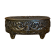 Silver metal jewellery box