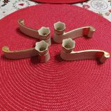 Set of 4 Porcelain Knife Holders from the 50s