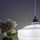Vintage white opaline lampshade pendant light