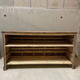 Transformed workshop furniture with 20 drawers.