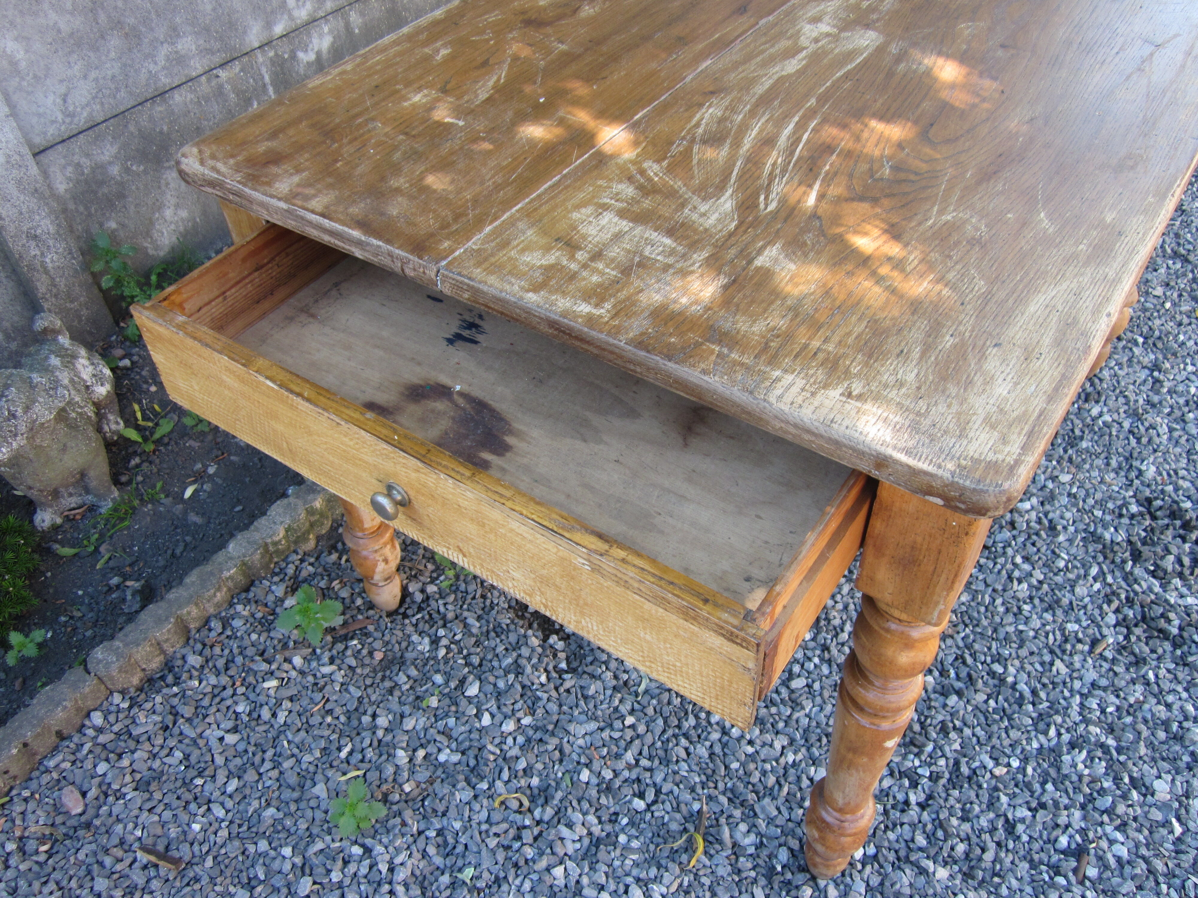 Old farm table