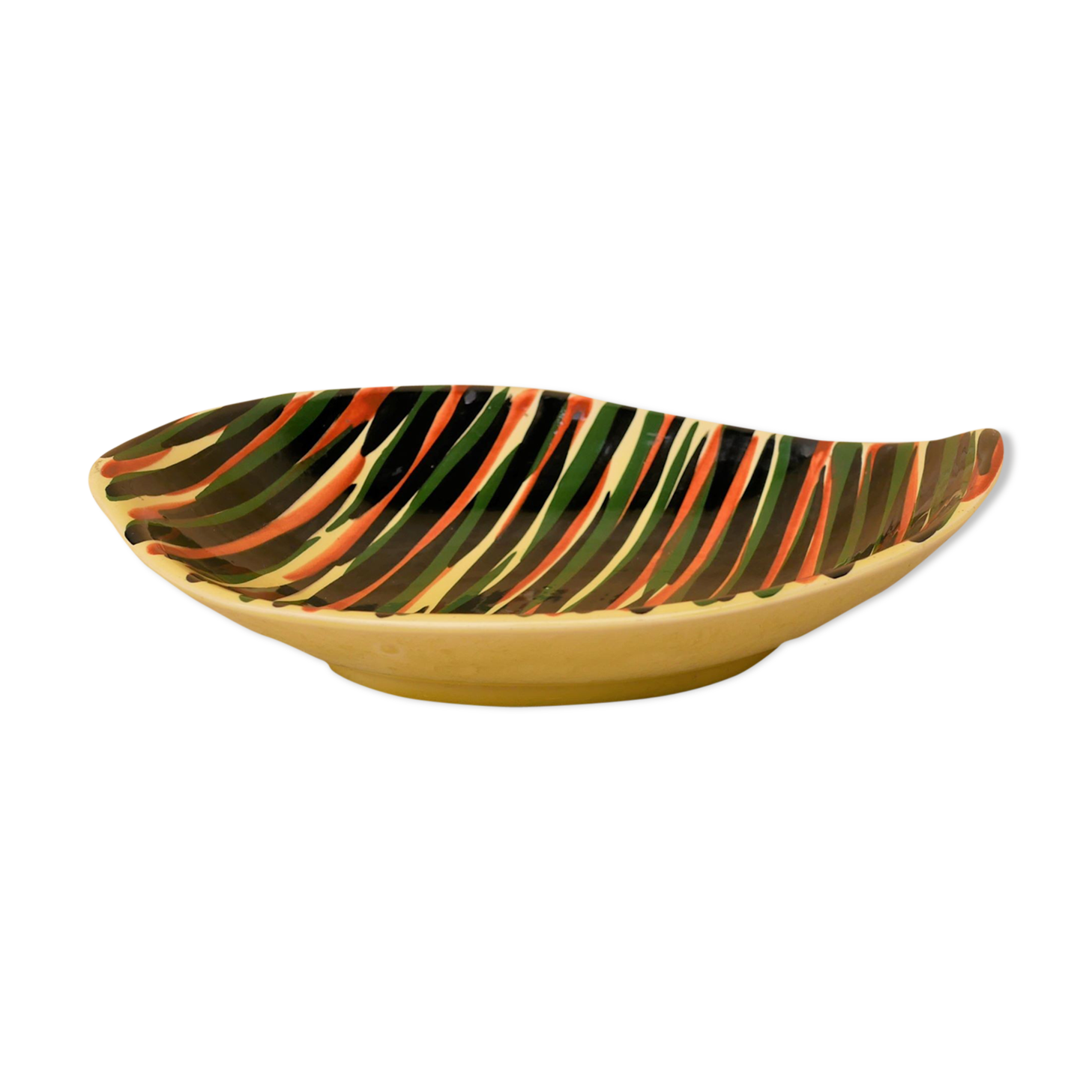 Vintage ceramic cup by Saint Clement earthenware, France