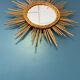 Wicker sun mirror 60cm