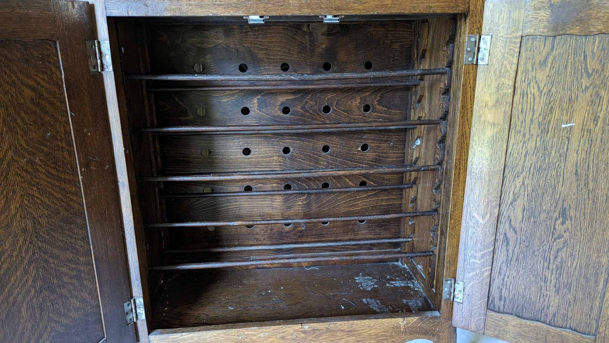 Vintage shoe cabinet