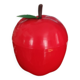 Red ice cube apple