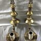 Pair of bronze applique 1 light