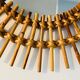 Authentic rattan sun mirror 60s