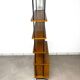 1950s wooden and metal bookshelf shelf