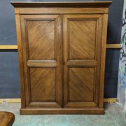 Oak trade furniture or notary cabinet