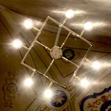 Space Age Multi Lights Ceiling Lamp in the Style of Stilnovo, Italy 1970's