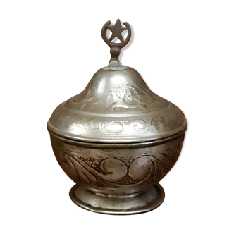 Ciboire Russe artisanal vers 1922 naissance de l'URSS
