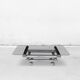 Table basse en verre et chrome