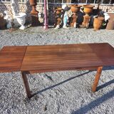 Scandinavian extendable teak table from the 60s