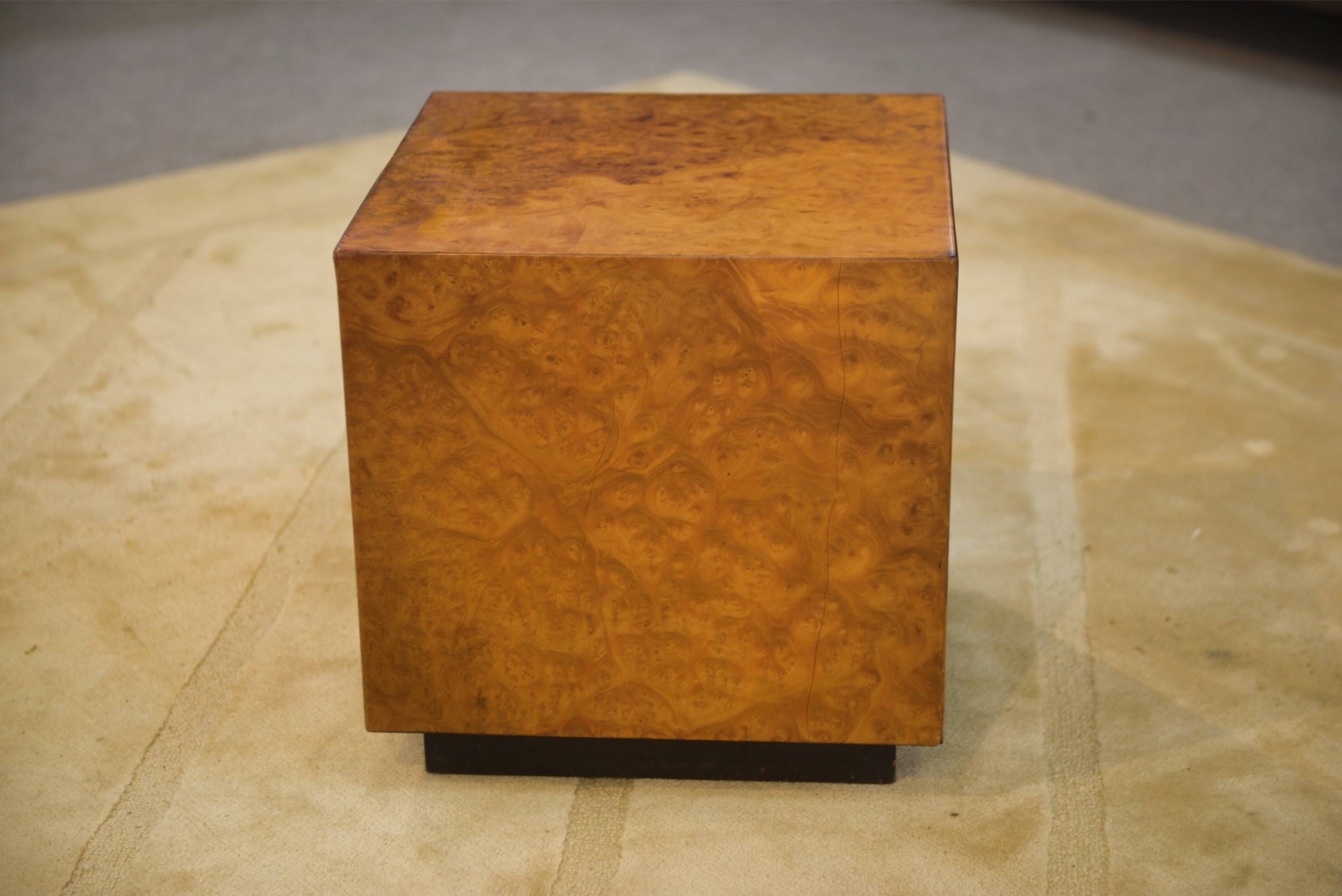 Elm burl stool from the 1970s