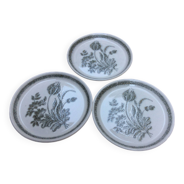 3 dinner plates