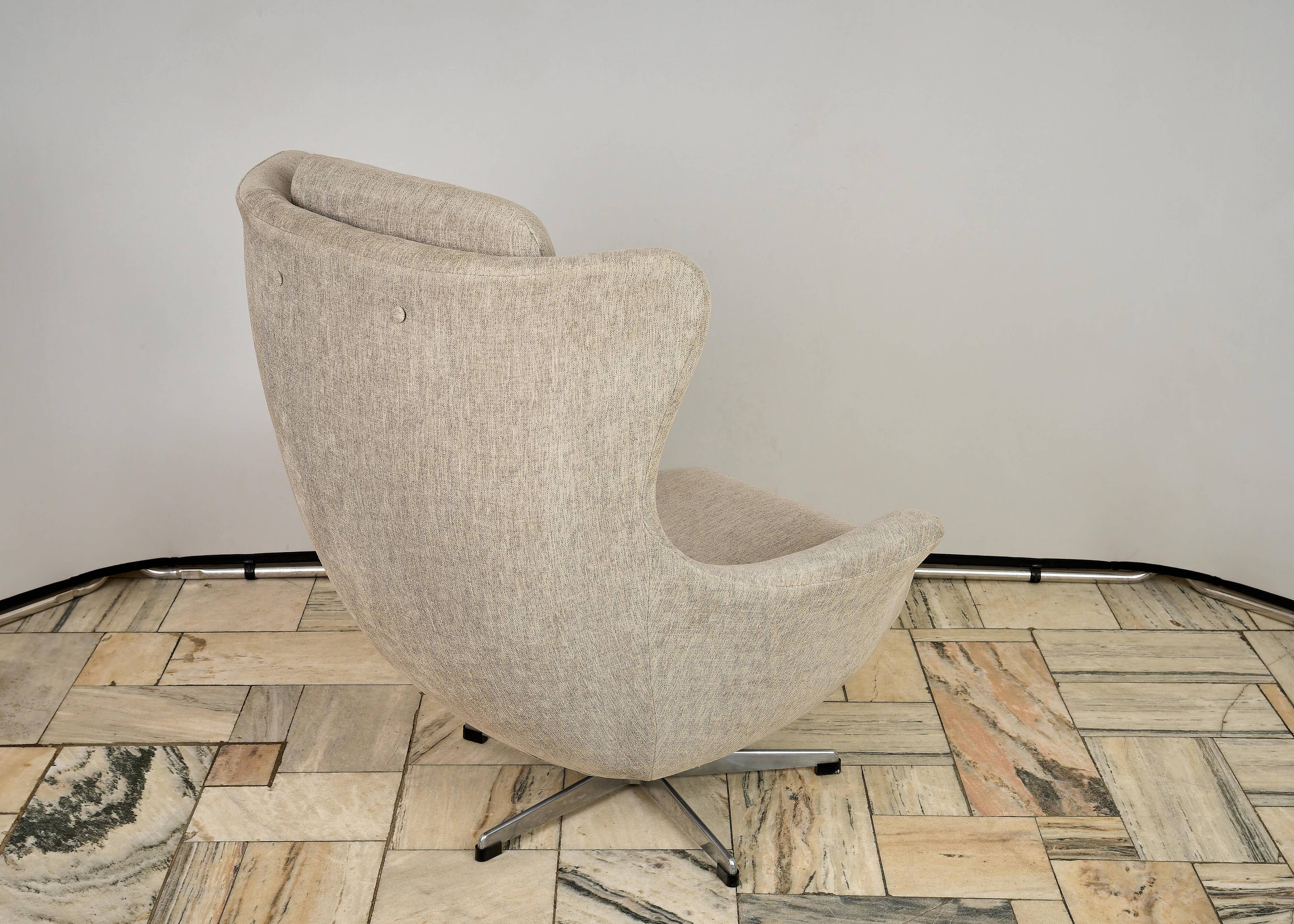 Ushak swivel chair by up zavody 1960s czechoslovakia