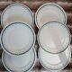 12 flat plates in ironstone from Badonviller