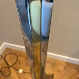 Willy Rizzo bicolor Chrome and gold floor lamp lumica