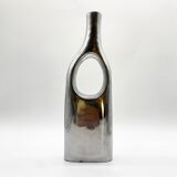 Modernist vase / cast aluminum – 1970s