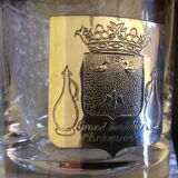 Set of 6 Sèvre crystal whiskey glasses