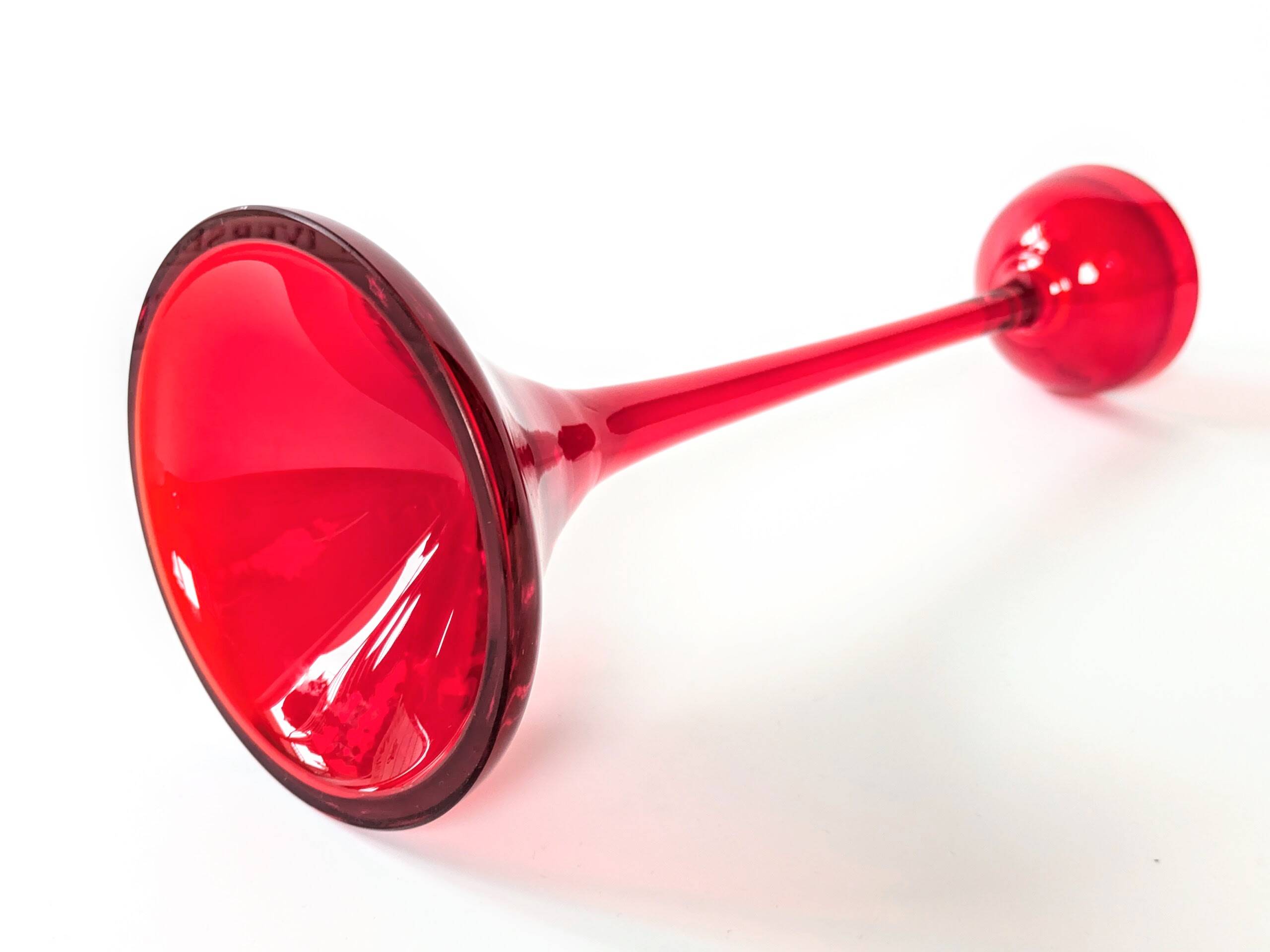 Glass candle holder | Cari Zalloni for WMF | 1970s