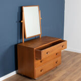 Commode vintage restaurée Ercol Windsor modèle 483 avec miroir