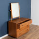 Commode vintage restaurée Ercol Windsor modèle 483 avec miroir