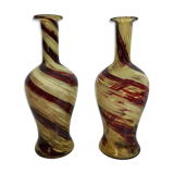 Pair of Murano inspired vase, nineteenth century