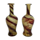 Paire de vases inspiration Murano, XIXème siècle
