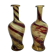 Paire de vases inspiration Murano, XIXème siècle