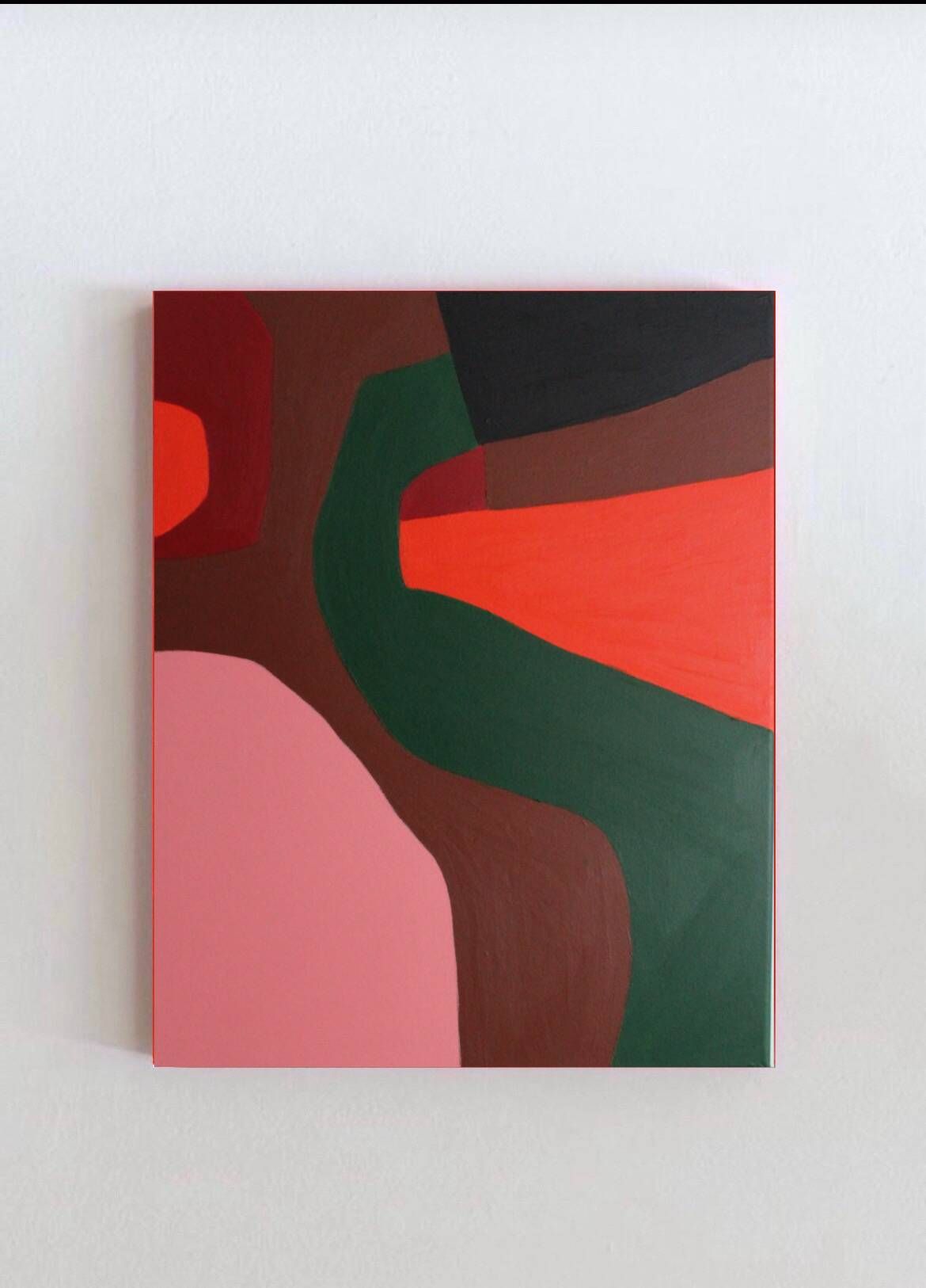 Abstract painting no. 4 on stretched canvas