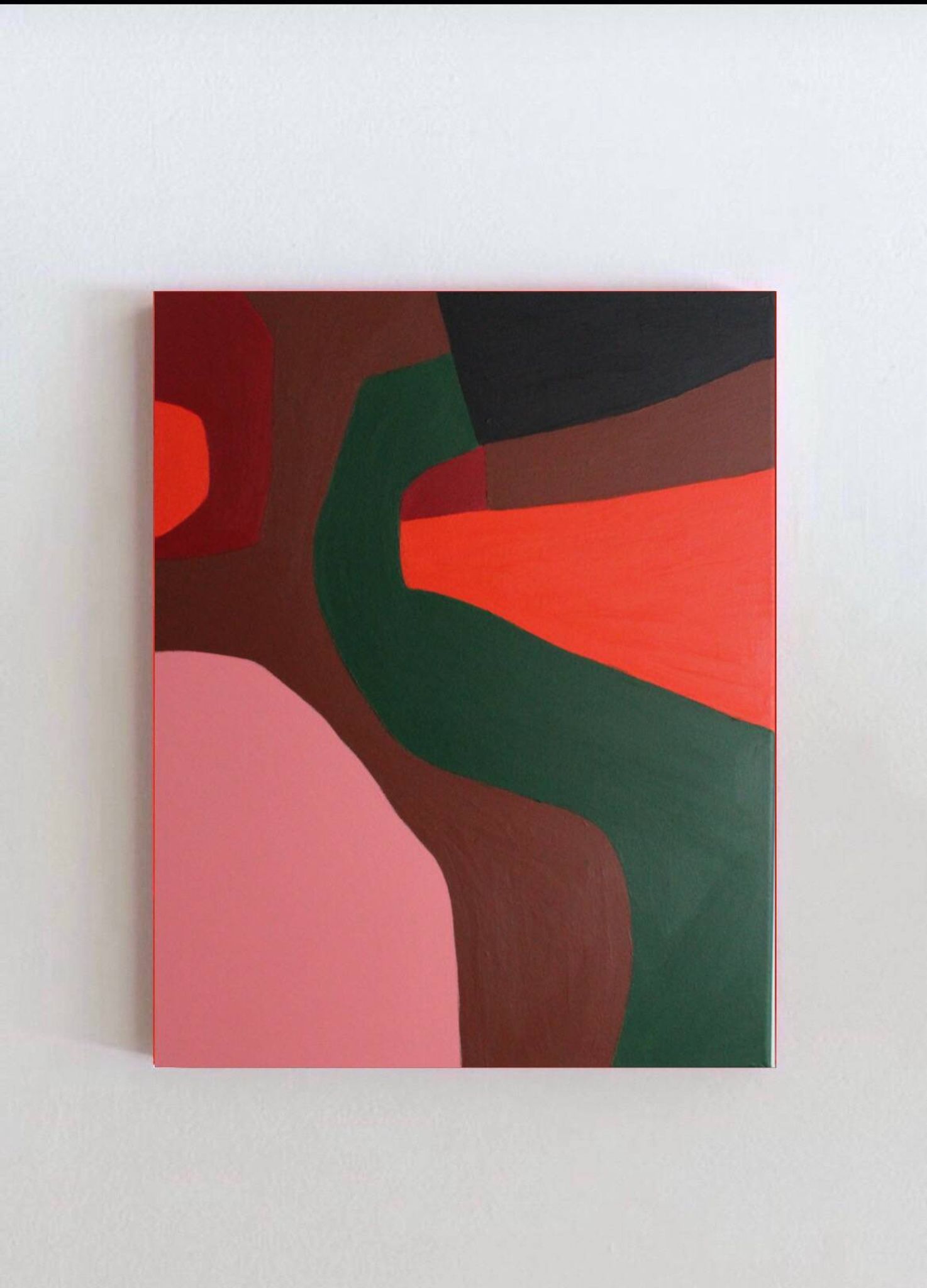 Peinture abstraite n.4 sur toile tendue