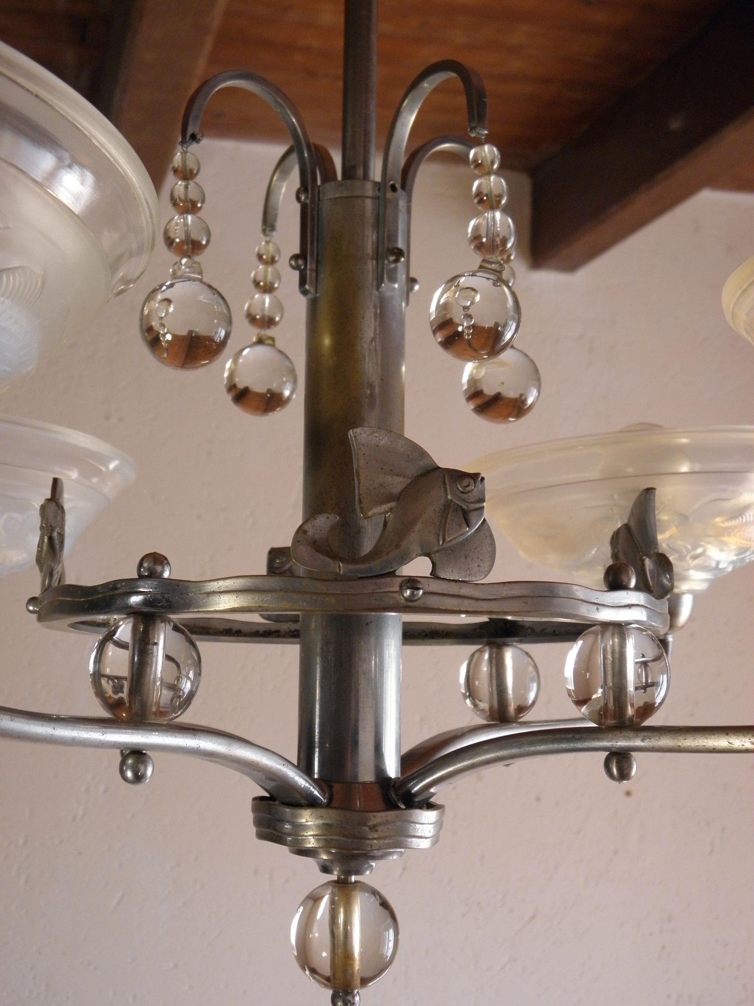 Lustre aux poissons années 40