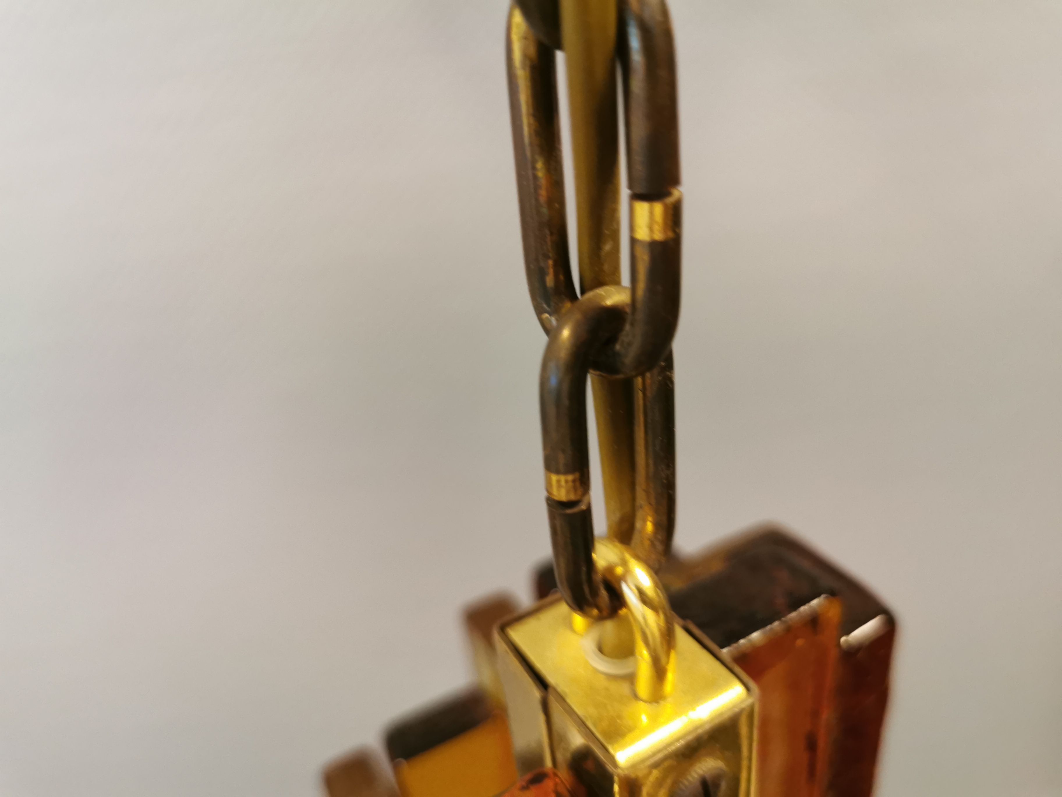 Hanging lamp, designed by Svend Aage Holm Sørensen for Hassel & Teudt in the 1960s, model HT "Rustic