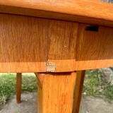 Scandinavian butterfly round table 1960