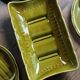 Gien glossy earthenware asparagus service, 1970