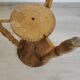 Tabouret tripode sellette en bois Vintage