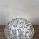 Round flower frog glass 20 holes large format vintage vase